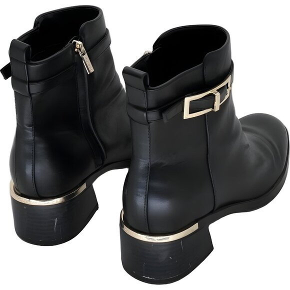 Calvin Klein Women's Jallis Black Ankle Boots Size 8 M - Picture 3 of 6